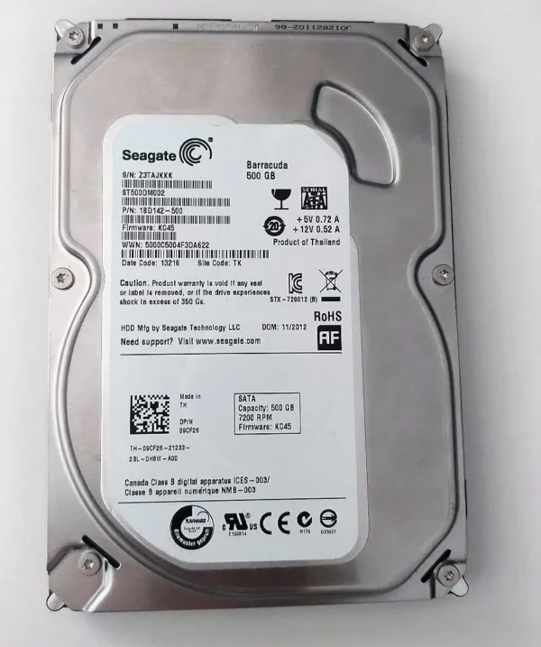 Seagate OEM 500 GB SATA Desktop Hard Disk