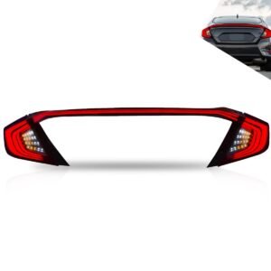 Honda New Civic 2017 Onwards Modified LED Tail Lights with Rear Led Spoiler