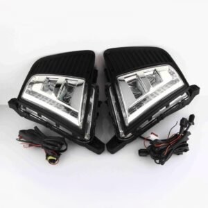 Hyundai Creta 2015-2018 Front LED DRL Daytime Running Light with Fog Lamp (Set of 2Pcs.)