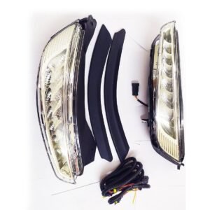 Hyundai Venue 2019 - 2022 Headlight LED DRL Daytime Running Light with Moving Matrix Turn Signal - Set of 2Pcs