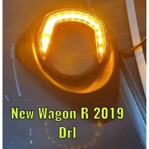 Maruti Suzuki New Wagon R 2019 Onwards LED DRL Daytime Running Light With Matrix Turn Signal - Set of 2Pcs