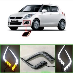 Maruti Suzuki Swift New Neon Type Front DRL Day Time Running Lights (Set of 2Pcs.)