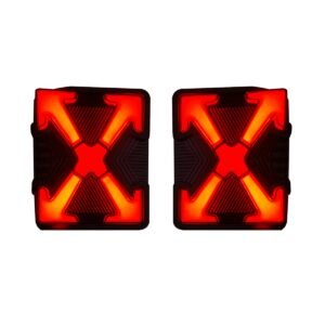 X Design Modified Tail Lights for Mahindra Thar Roxx 2024 Onwards