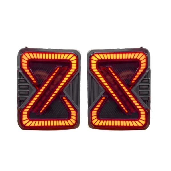 Ozone Plus infinity pro design tail lights for mahindra thar 2020 onwards - cut design