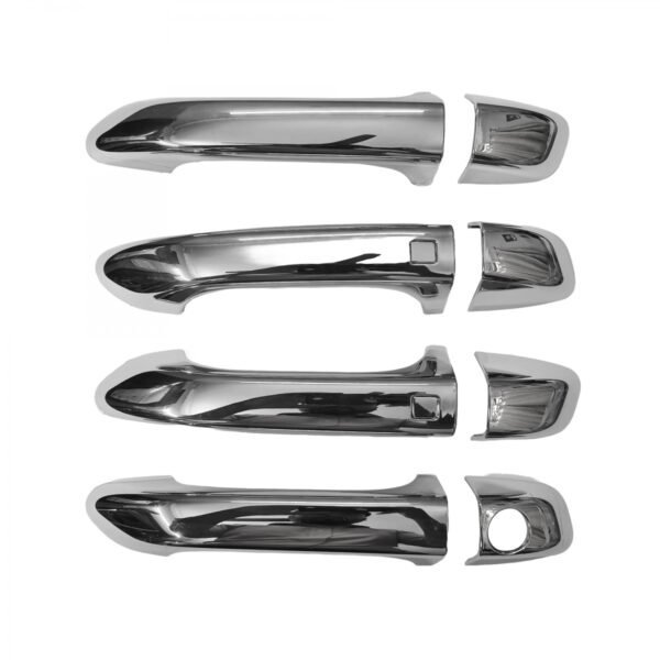 Cnleague chrome door handle cover for mahindra xuv 400 2023 onwards - sensor with key