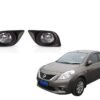 Fog Light With Wiring & Bulb For Nissan Sunny Old (Set of 2Pcs.)