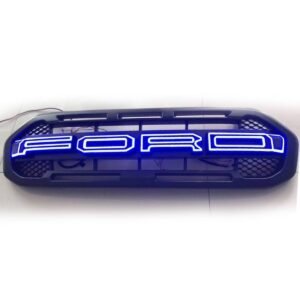 Ford Logo Style Front Grill With LED Lights For New Endeavour 2019 in High Quality ABS Plastic