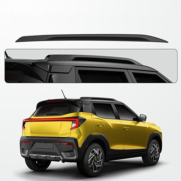 Galio glossy black roof rails for mahindra xuv 3xo 2024 onwards