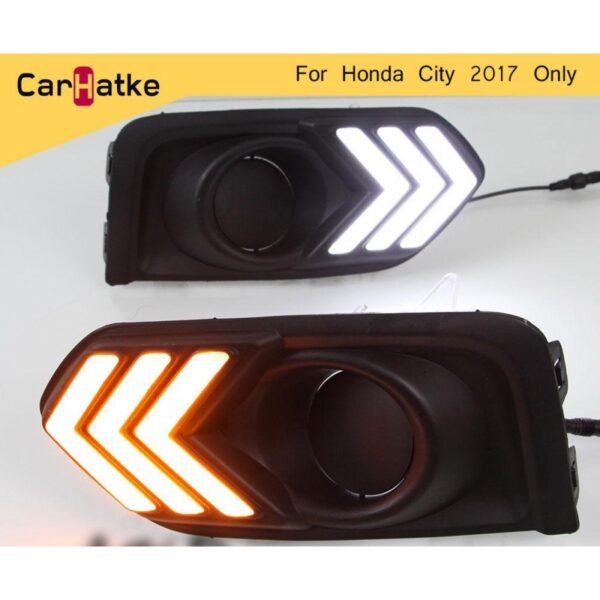Honda city 2017 front led drl daytime running lights (set of 2pcs. )
