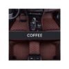 Hyundai Verna 2017-2020 Premium Diamond Pattern 7D Car Floor Mats (Set of 3, Coffee)