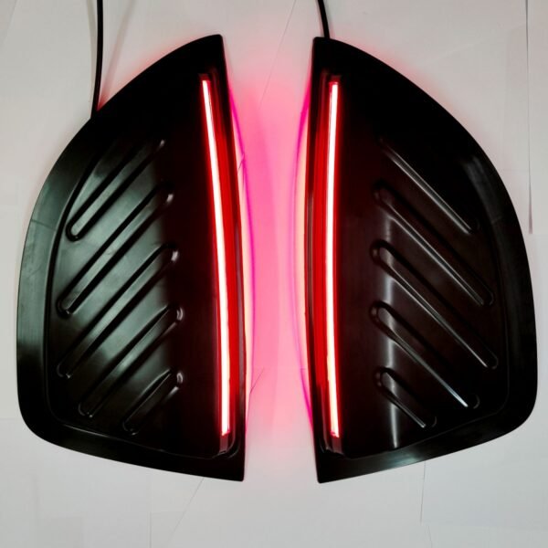 Kia sonet rear pillar cluster led light with turn signal - set of 2
