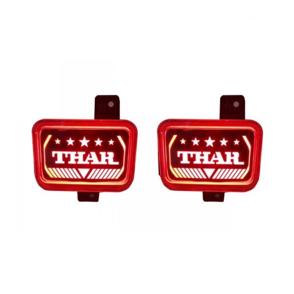 Led reflector lights for mahindra thar 2020 onwards - star design