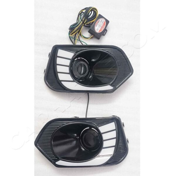 Maruti dzire 2017 - 2019 led drl daytime running lights with matrix turn signal - set of 2pcs