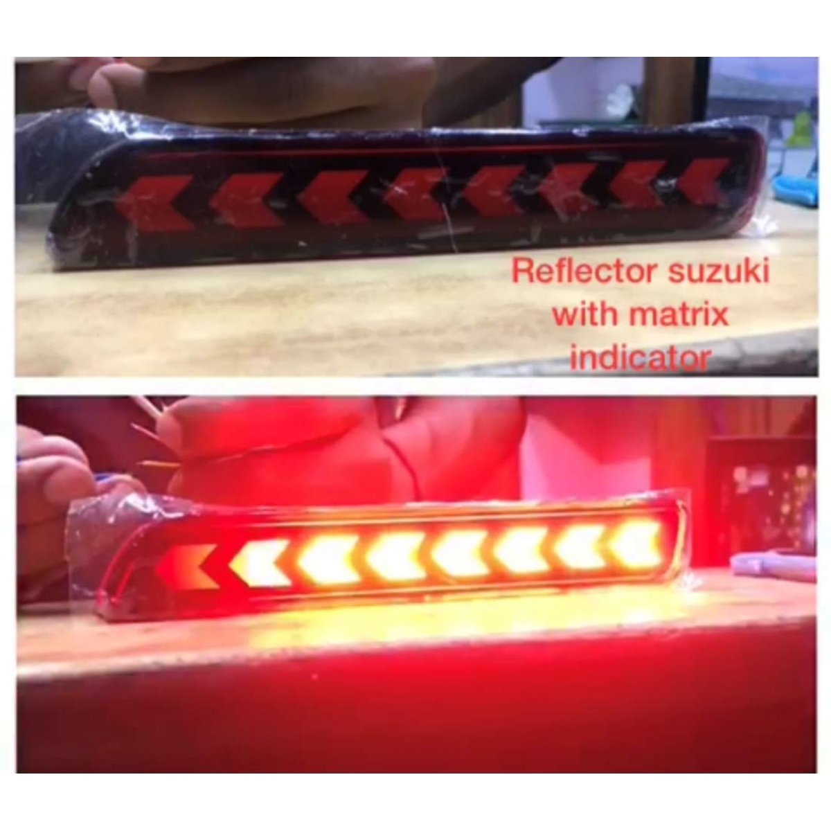 Maruti suzuki brezza 2016-2022 led reflector lights with matrix indicator