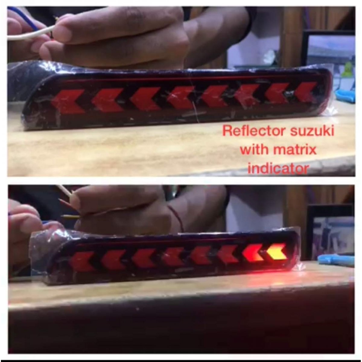 Maruti suzuki brezza 2016-2022 led reflector lights with matrix indicator