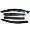 Car Window Door Visor For Ford Endeavour New Set Of 4 (Black)