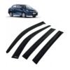 Car Window Door Visor For Honda Amaze Set Of 4 (Black)