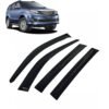 Car Window Door Visor For Toyota Fortuner Old Set Of 6 (Black)