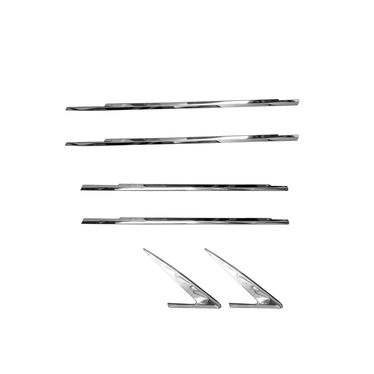 Cnleague lower window chrome garnish for hyundai verna 2023 onwards