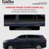 Cnleague Lower Window Chrome Garnish for Toyota Innova Hycross 2023 Onwards