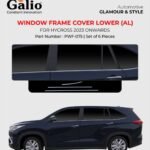 Cnleague lower window chrome garnish for toyota innova hycross 2023 onwards