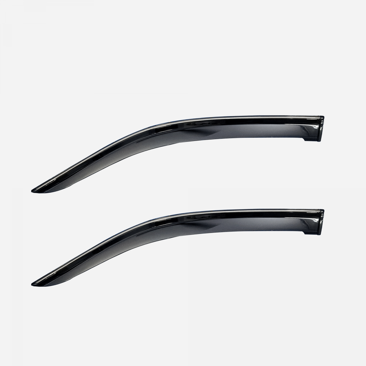 Cnleague maruti suzuki baleno 2022 onwards door visor with chrome line