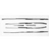 Cnleague Tata Harrier 2019 Onwards Lower Window Chrome Garnish