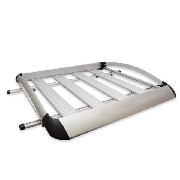 Curve roof luggage carrier for suv cars with silver color