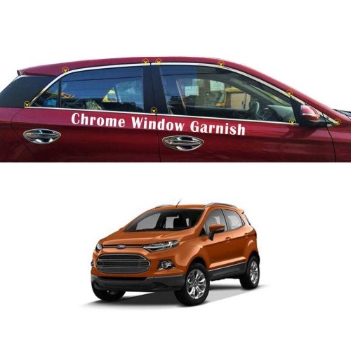 Ford ecosport full window chrome garnish trims