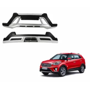 Front and Rear Bumper Protection for Hyundai Creta 2016