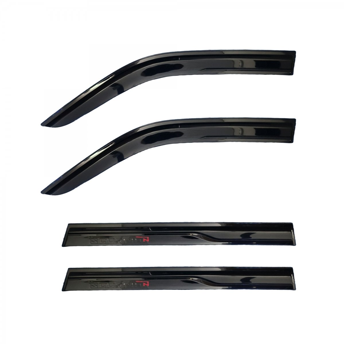 Galio black door visor for mahindra scorpio n 2022 onwards