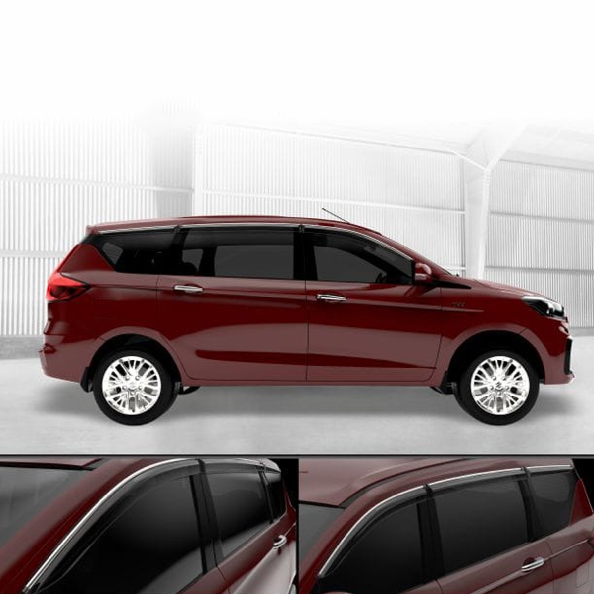 Galio chrome line door visor for maruti suzuki ertiga 2018 onwards