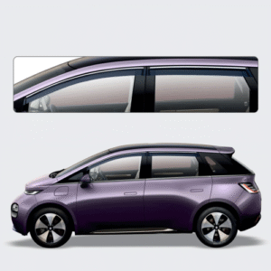 Galio Chrome Line Door Visor for MG Windsor 2024 Onwards