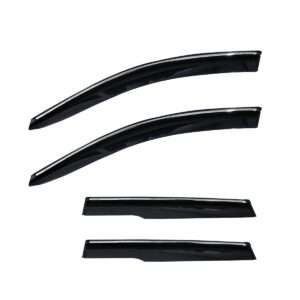 GFX Tata Harrier 2019 Onwards Door Visor with Chrome Line