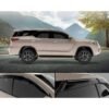 GFX Toyota Fortuner 2016 Onwards Wind Rain Door Visor Silver Line - 4 Pieces