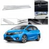 Honda New Jazz Lower Window Chrome Garnish Trims (Set Of 6Pcs.)