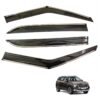 Hyundai Alcazar Car Window Door Visor with Chrome Line (Set Of 4 Pcs.)