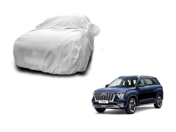 Hyundai alcazar new silver car body cover