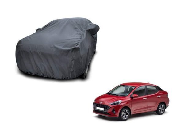 Hyundai aura american grey car body cover