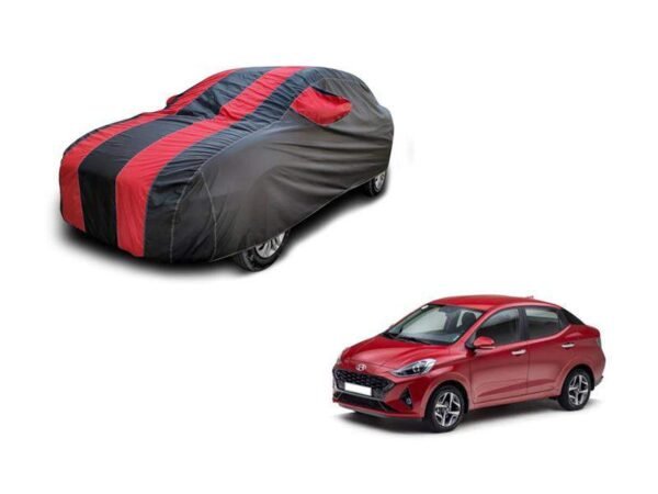 Hyundai aura double colour lining car body cover