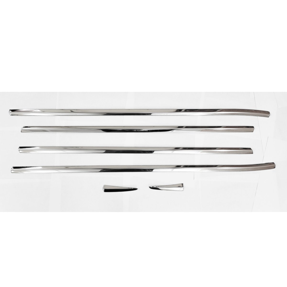 Hyundai creta facelift 2018-2020 lower window chrome garnish trims (set of 6pcs. )