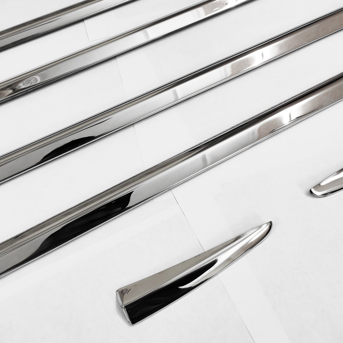 Hyundai creta facelift 2018-2020 lower window chrome garnish trims (set of 6pcs. )