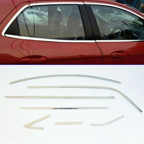 Hyundai grand i10 full window chrome garnish trims (set of 14pcs. )