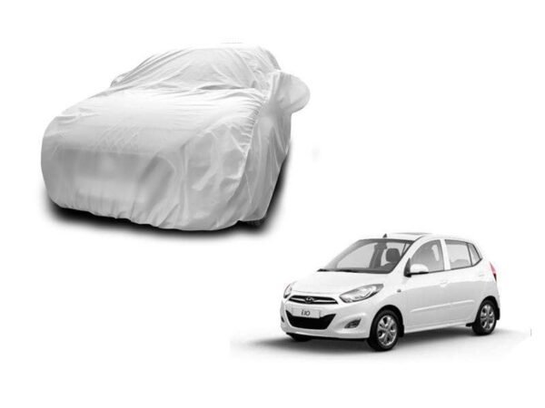 Hyundai i-10 new silver car body cover