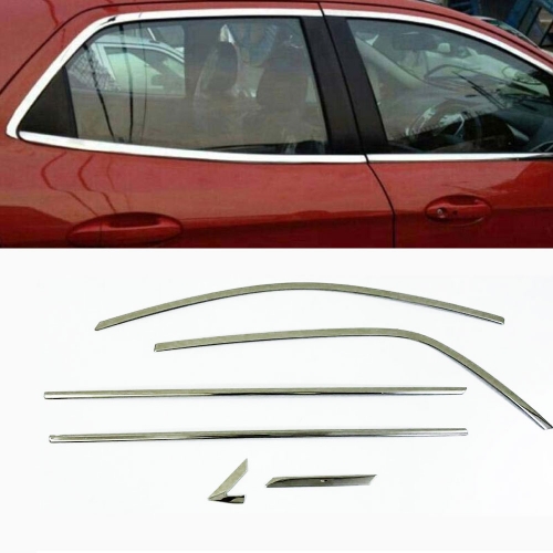 Hyundai i20 elite 2014-2018 full window chrome garnish trims (set of 12pcs. )