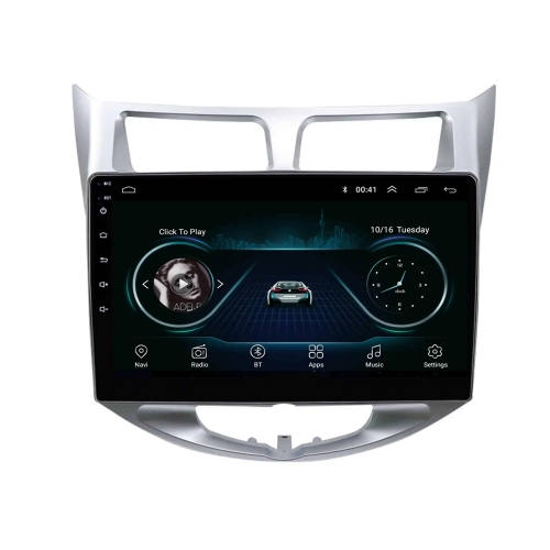 Hyundai verna 2015-2017 9 inches hd touch screen android stereo (2gb, 16gb) with stereo frame by Ozone Plus