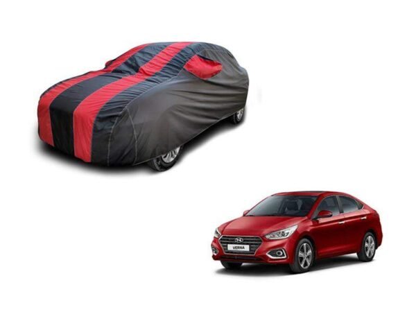 Hyundai verna 2017 double colour lining car body cover