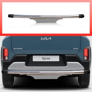 Kia Syros Rear Bumper Guards | Steel