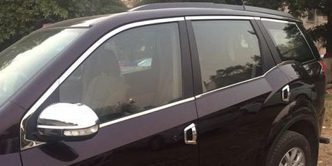 Mahinda xuv500 2011-2018 full window chrome garnish trims (set of 20pcs. )
