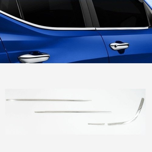Maruti ertiga old first generation lower window chrome garnish trims (set of 8pcs. )
